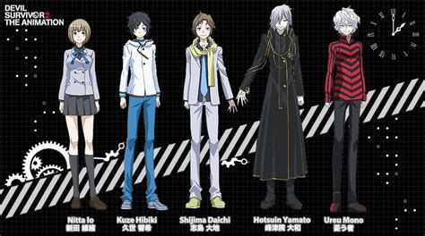 two anime characters|devil survivor 2 anime characters.